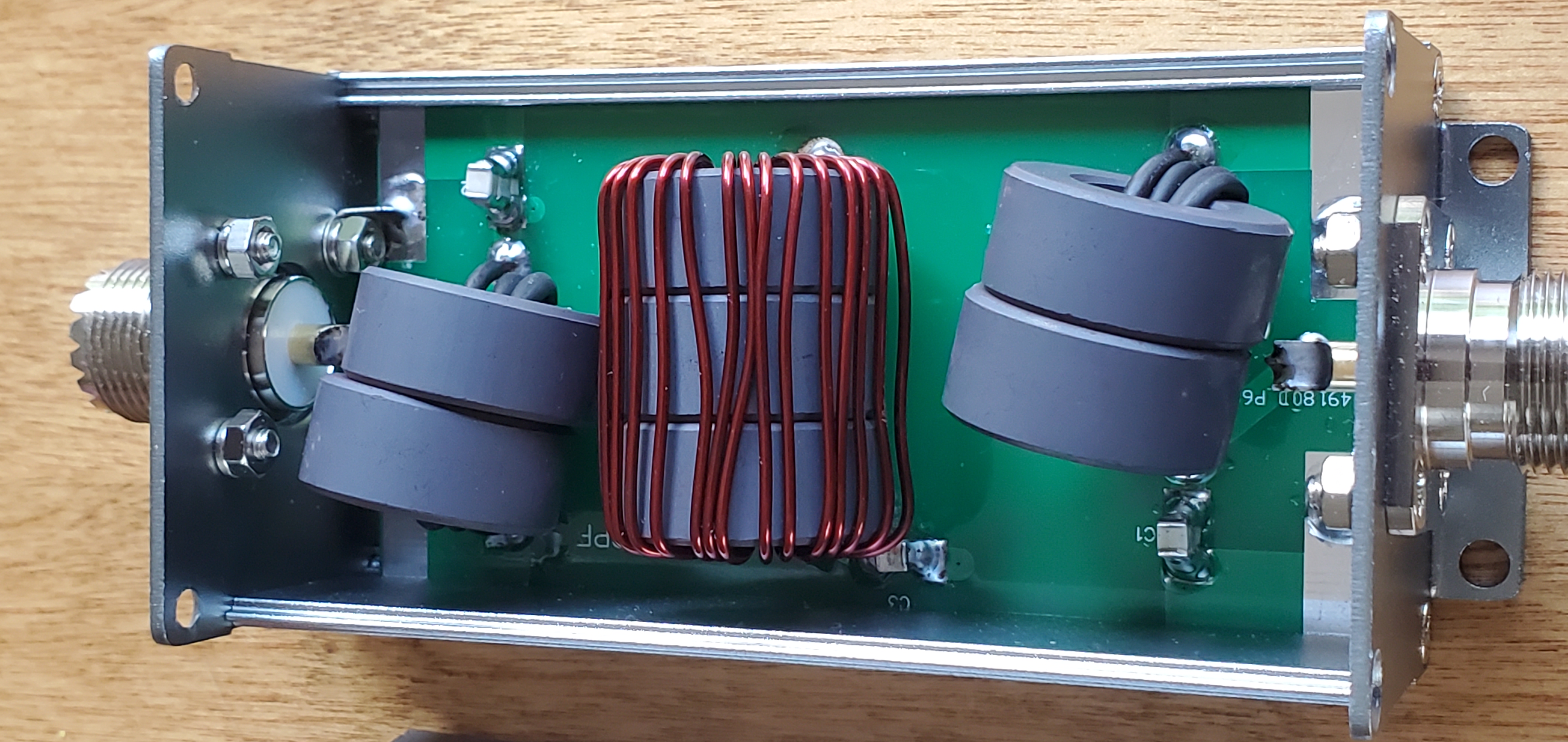 40m Band Pass Filter - inside view 3